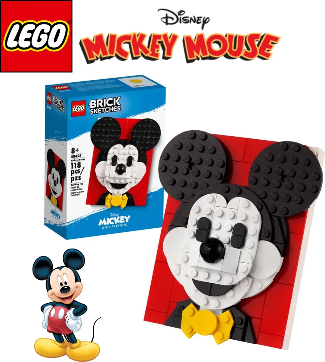 LEGO Mickey Mouse Sketches 40456 - Mickey Mouse