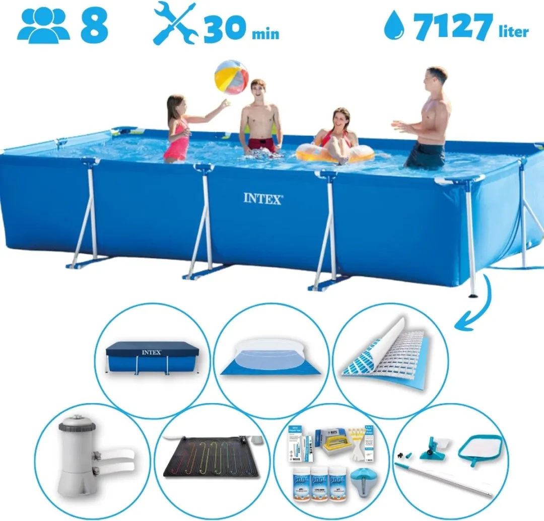 Intex Rechthoekig Opzetzwembad 450x220x84cm