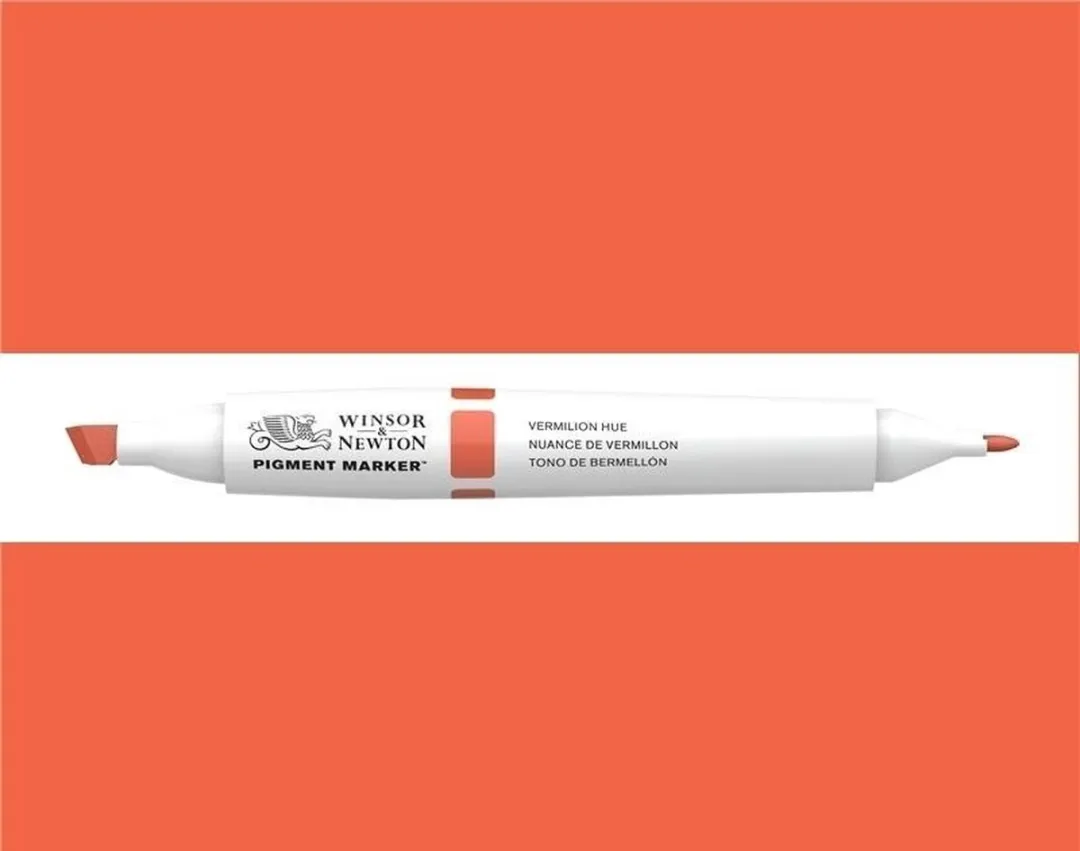 Winsor & Newton Pigment Marker Vermillion Hue 0202/682