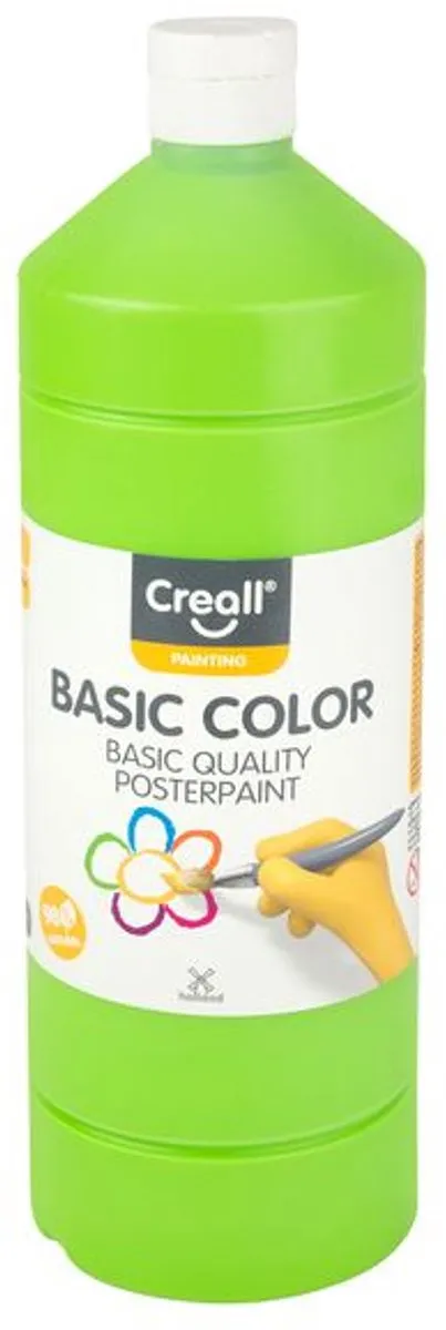 Creall Basic Plakkaatverf Lichtgroen 1000ml
