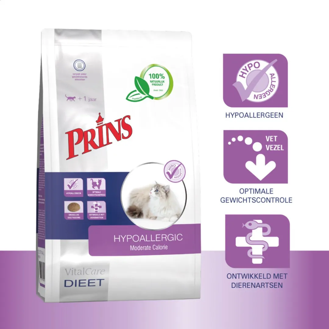 Prins VitalCare Hypoallergisch Kattenvoer 10kg
