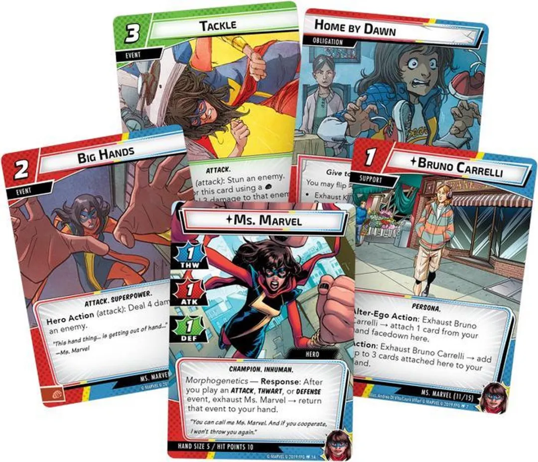 Marvel Champions Ms. Marvel Hero Pack MC05en - Uitbreiding