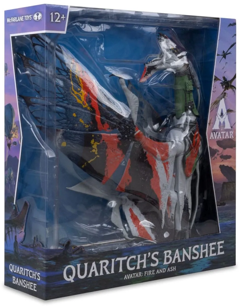 McFarlane Toys Avatar Fire and Ash Quaritch Banshee - MCF16328 - Multicolor