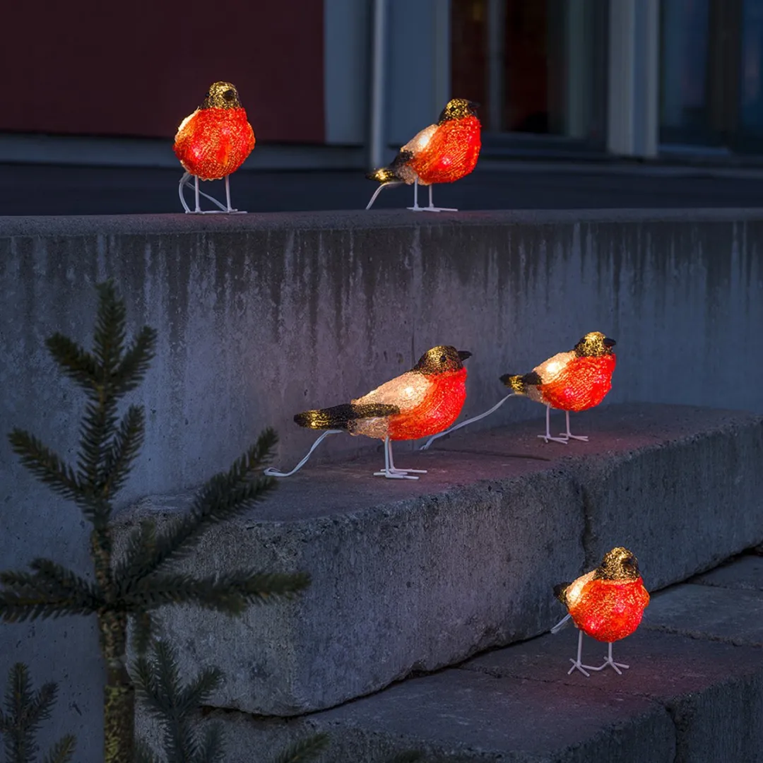 Konstsmide Goudvinken Lichtsnoer - 5 Stuks - Koel wit