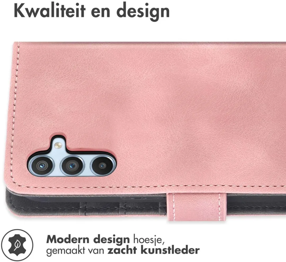Imoshion Bookcase Hoesje Samsung Galaxy A56 - 3 Pasjes - Roze