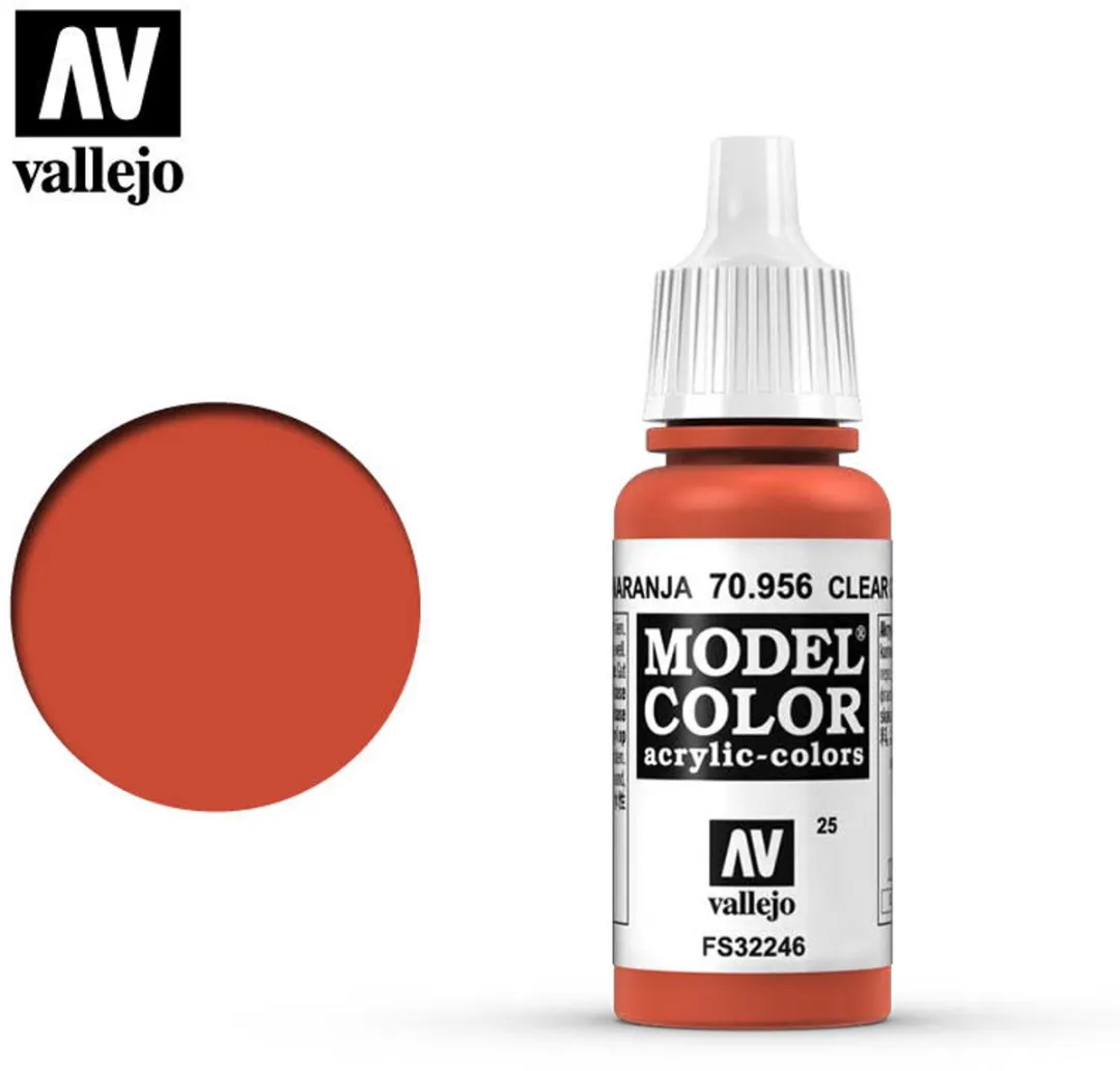 Vallejo Model Color Light Orange Acrylverf 17ml