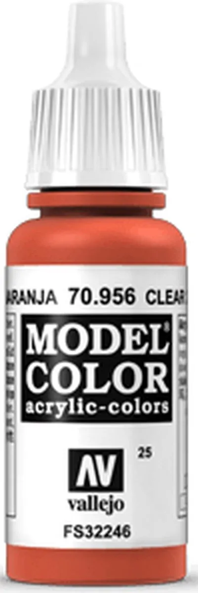 Vallejo Model Color Light Orange Acrylverf 17ml