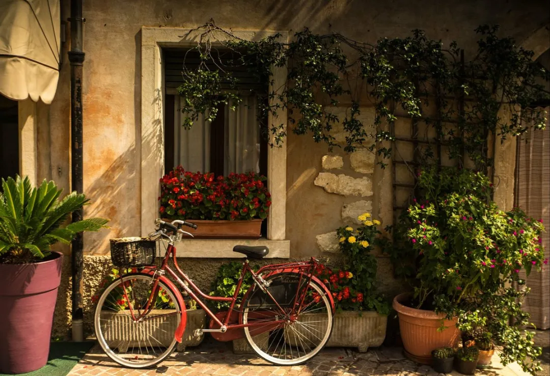 VDTOYS Diamond Painting VDTA090 Villa met fiets