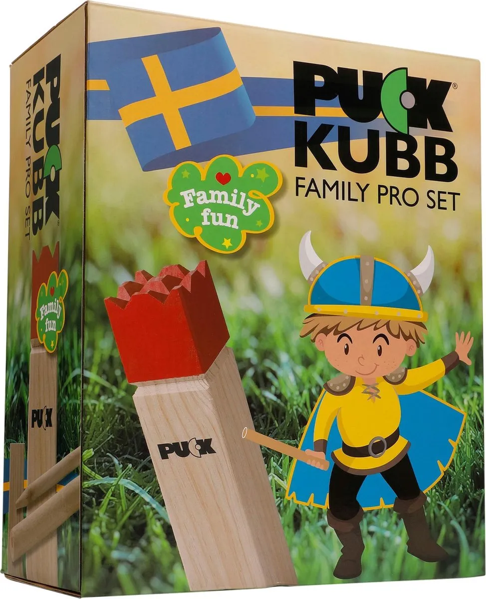 Kubb Family Pro set - werpspel!