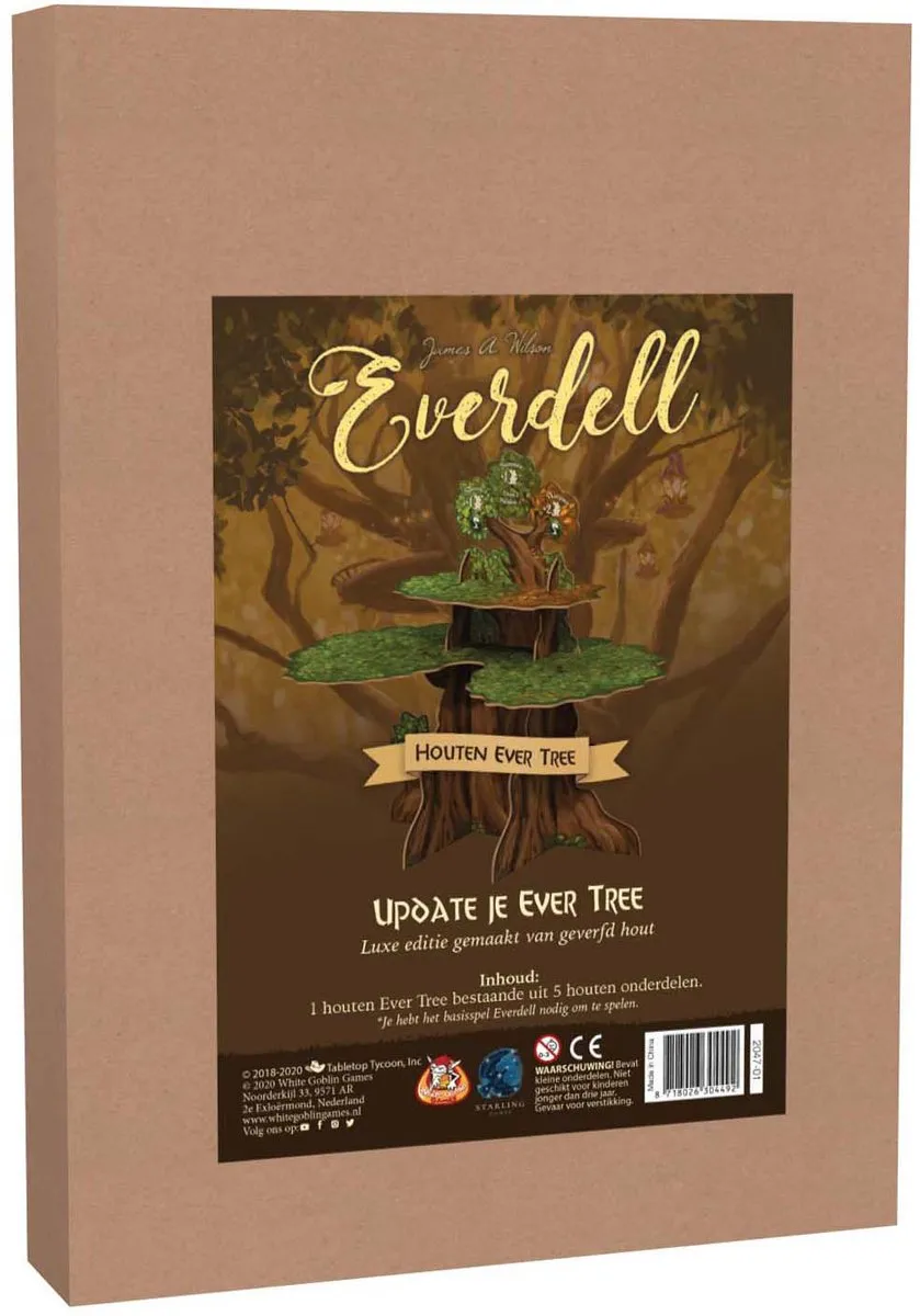 White Goblin Games Everdell Houten Evertree Familiespel - 1-4 spelers