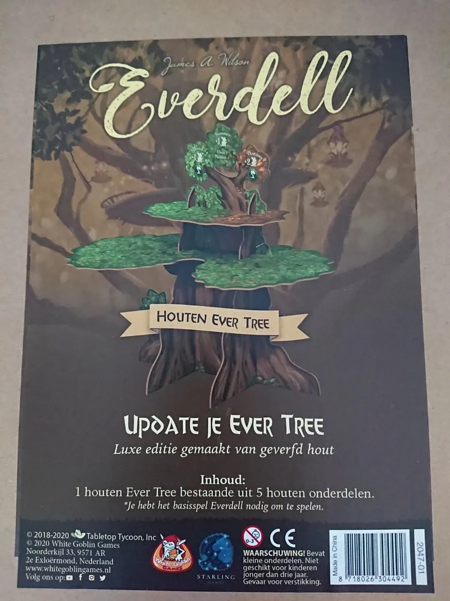 White Goblin Games Everdell Houten Evertree Familiespel - 1-4 spelers