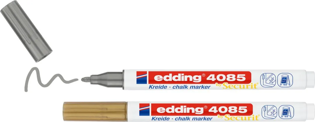 edding 4085 Krijtmarker Goud & Zilver