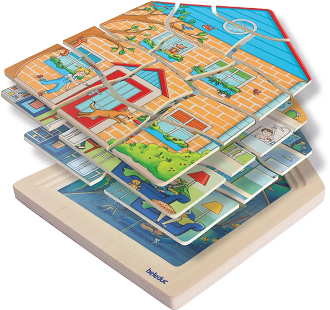 Beleduc Lagenpuzzel Huis 17061