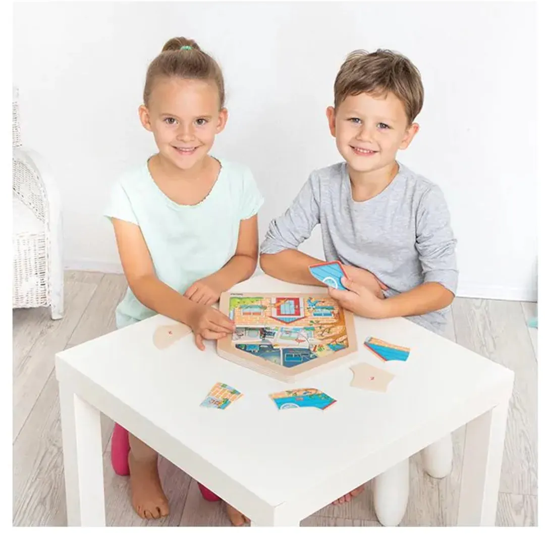 Beleduc Lagenpuzzel Huis 17061 - 33 Stuks - Multicolor