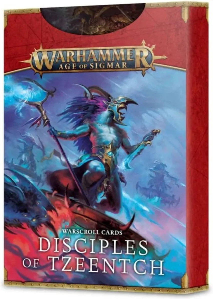 Warhammer Disciples of Tzeentch Warscroll Cards