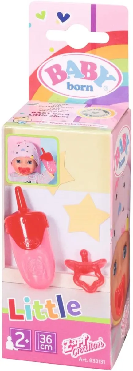 Baby Born Flesje & Speen Assorti 833131 - Multi kleuren