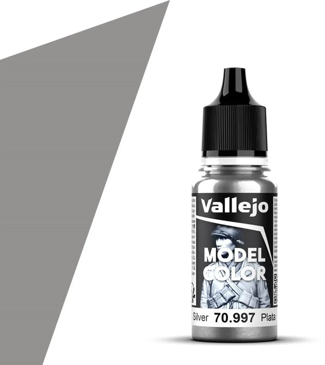 Vallejo Model Color Silver Acrylverf 17ml