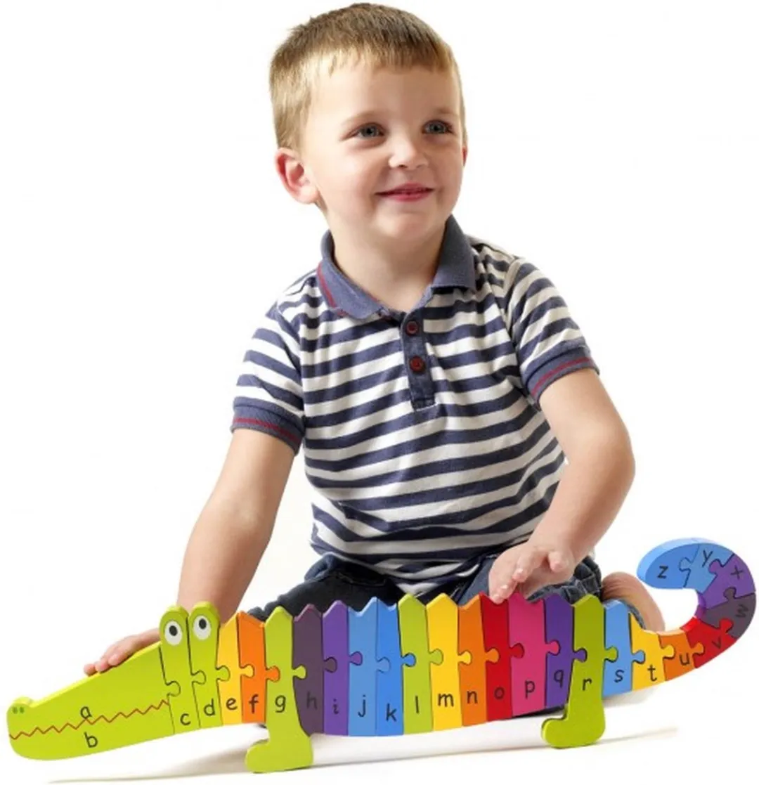 Orange Tree Toys Krokodil Puzzel 26 Stuks - Meerkleurig - afbeelding 2 van 4