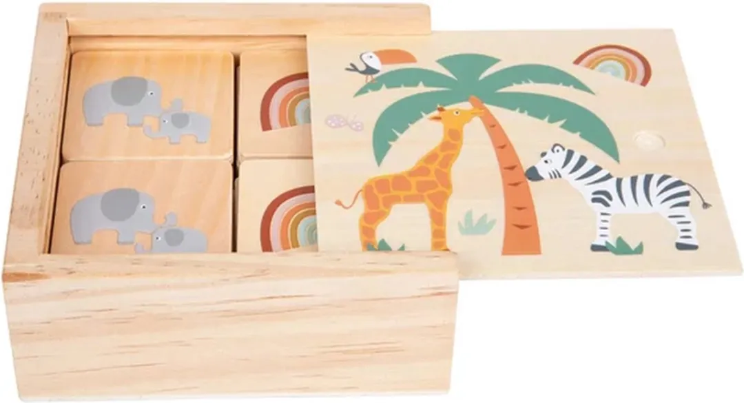 Small Foot Houten Memo Safari - 11696 - afbeelding 6 van 6