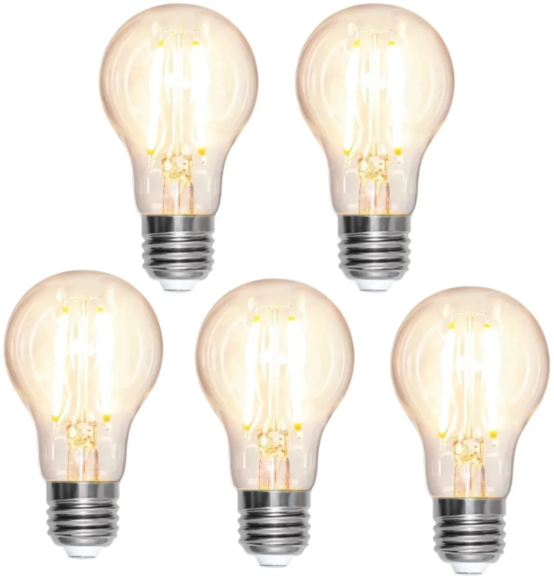 Star Trading Standaard Bol E27 8W Extra Warm Wit 2700K - 5 Stuks