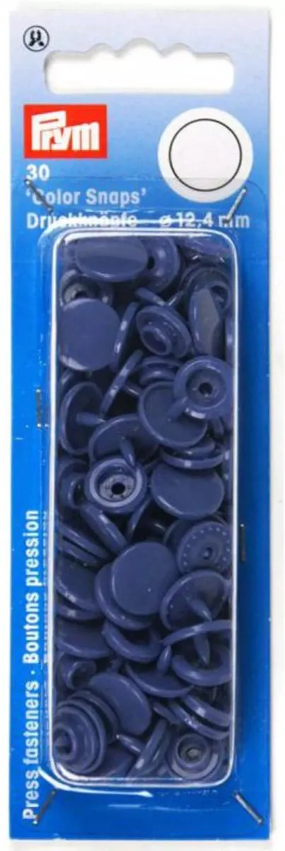 Prym ColorSnaps Rond Donkerlavendel - 30 Stuks