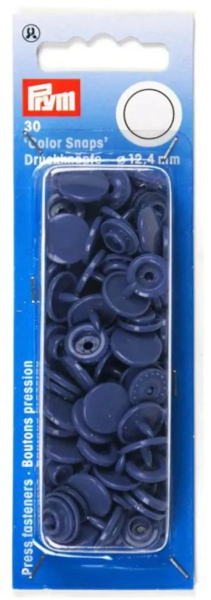 Prym ColorSnaps Rond Donkerlavendel - 30 Stuks