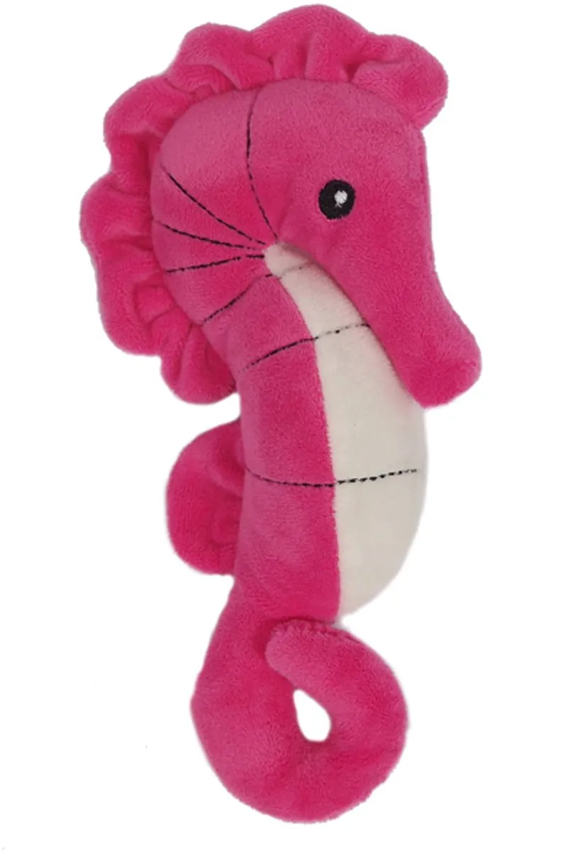 PIA Soft Toys Pluche Zeepaardjes Set - 2 Stuks Blauw/Roz