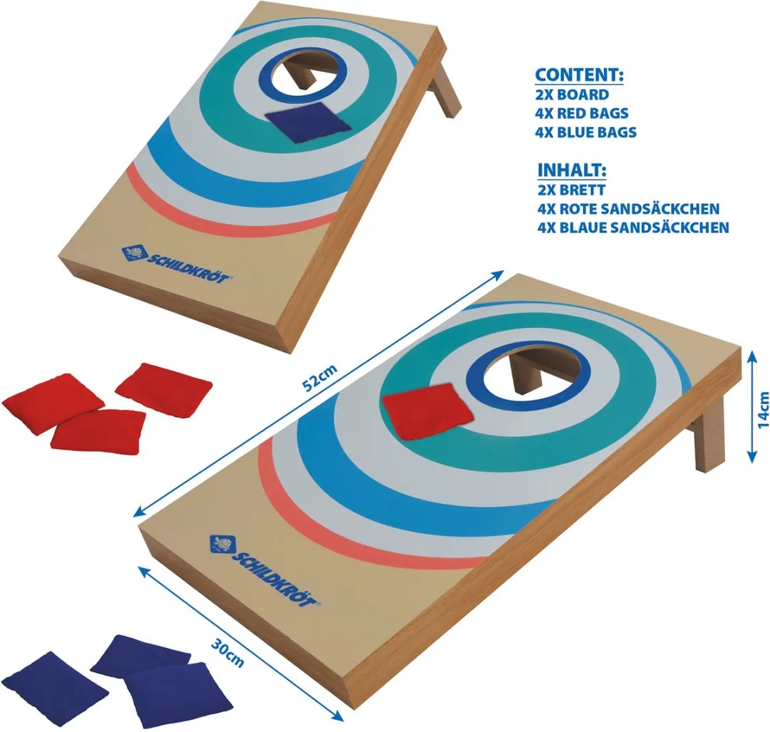 Schildkröt Cornhole Set 970317 - 8 Stuks - Multikleur