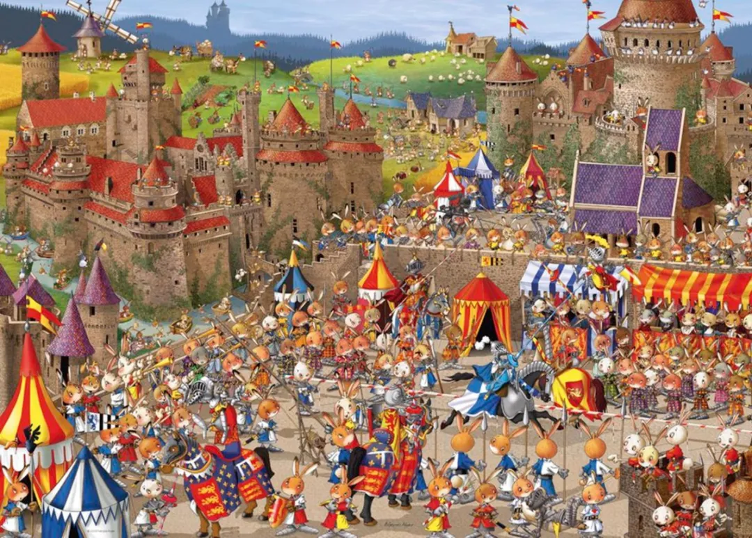 Heye Bunny Battles Legpuzzel 1000 Stuks