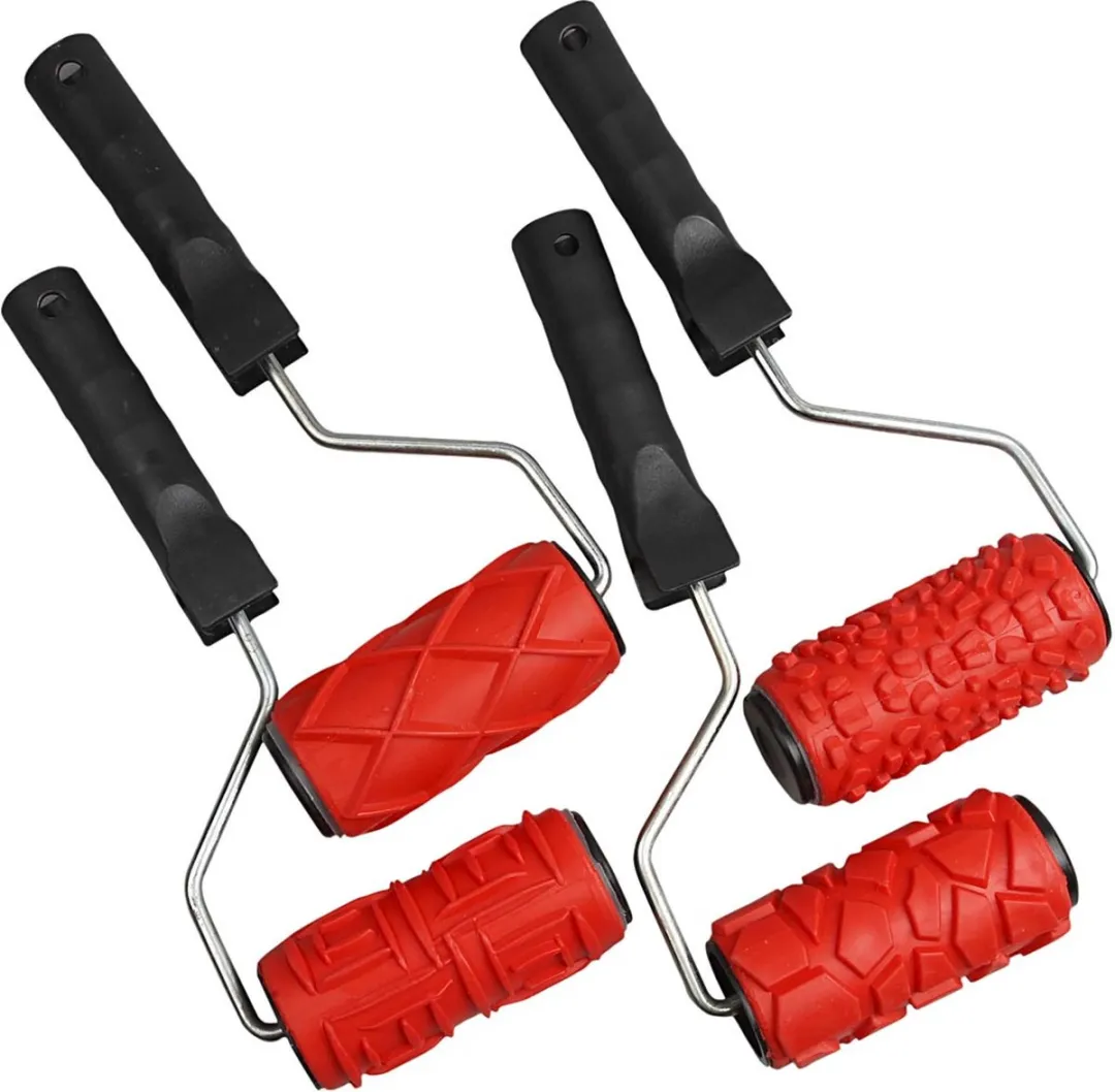Creativ Company Patroonroller 10cm - 4 Stuks