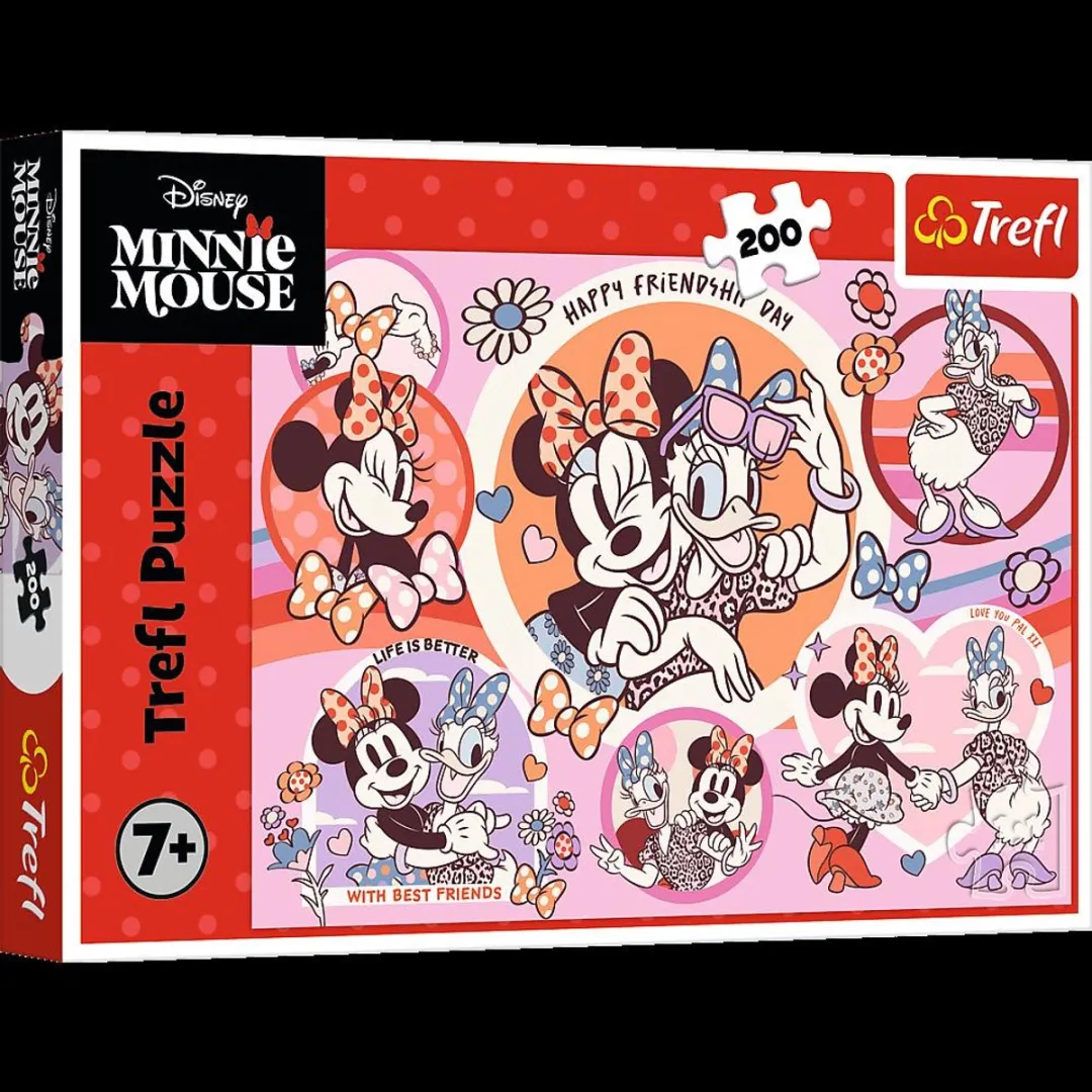Trefl Minnie Mouse Puzzel 200 Stuks - Multicolor