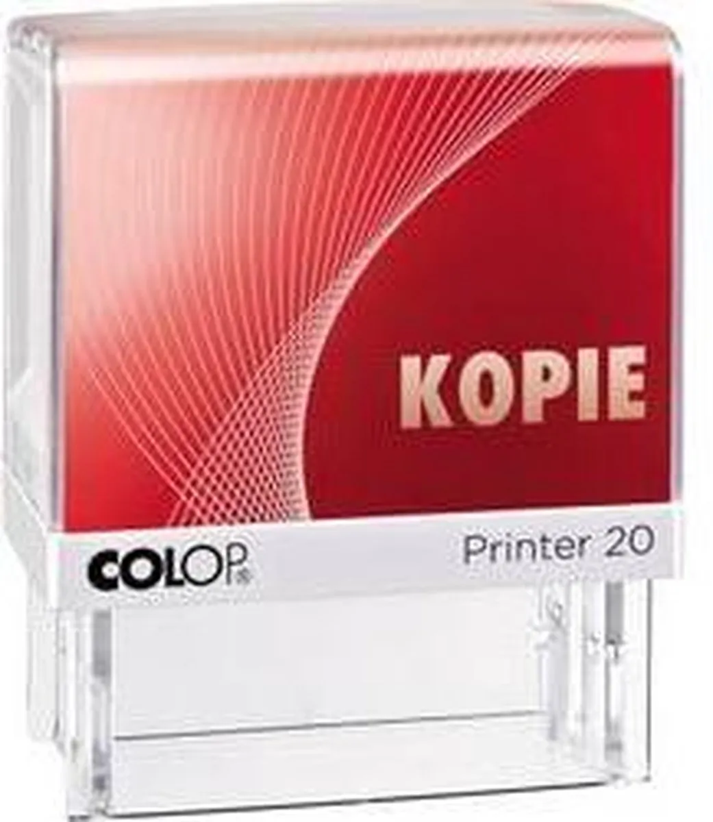 Colop Tekststempel KOPIE Rood 38x14mm - afbeelding 6 van 6