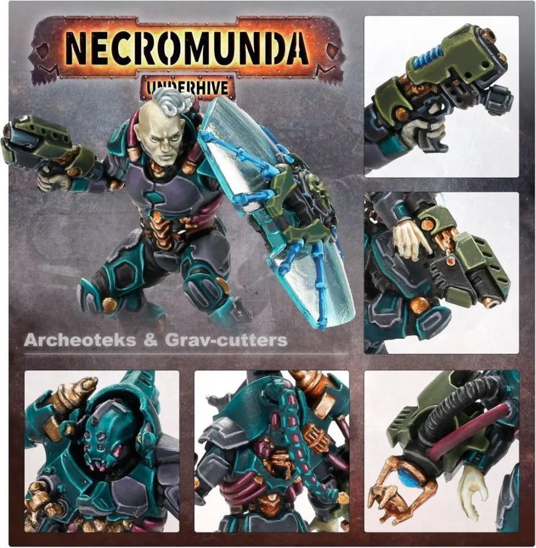 Games Workshop Necromunda Van Saar Archeoteks & Grav-Cutters 138 Onderdelen