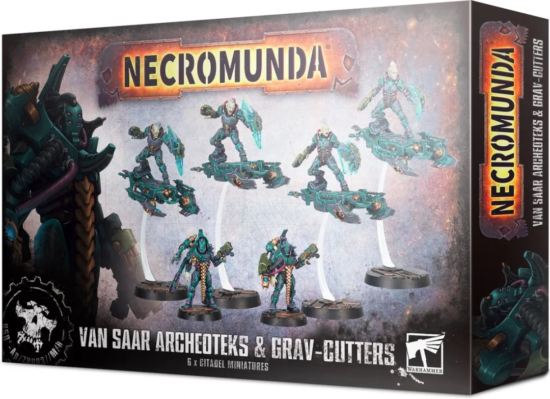Games Workshop Necromunda Van Saar Archeoteks & Grav-Cutters 138 Onderdelen