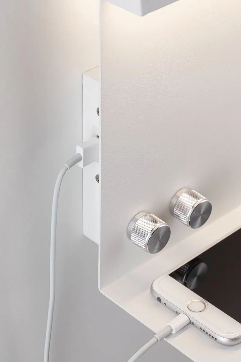 Paulmann LED Wandlamp Jarina 3000K 370lm - Wit - afbeelding 6 van 6
