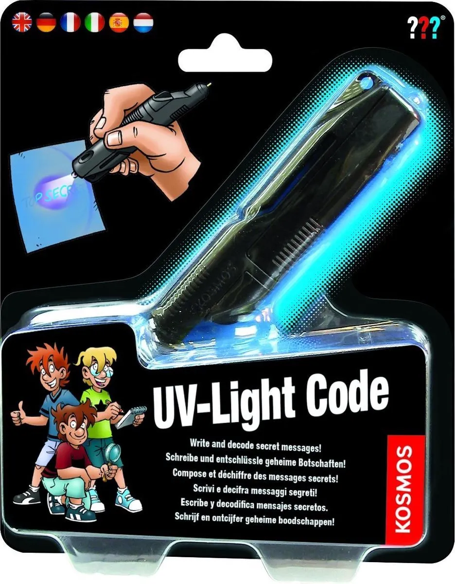 Kosmos Spy Labs UV-Licht Spionageset - Multikleurig