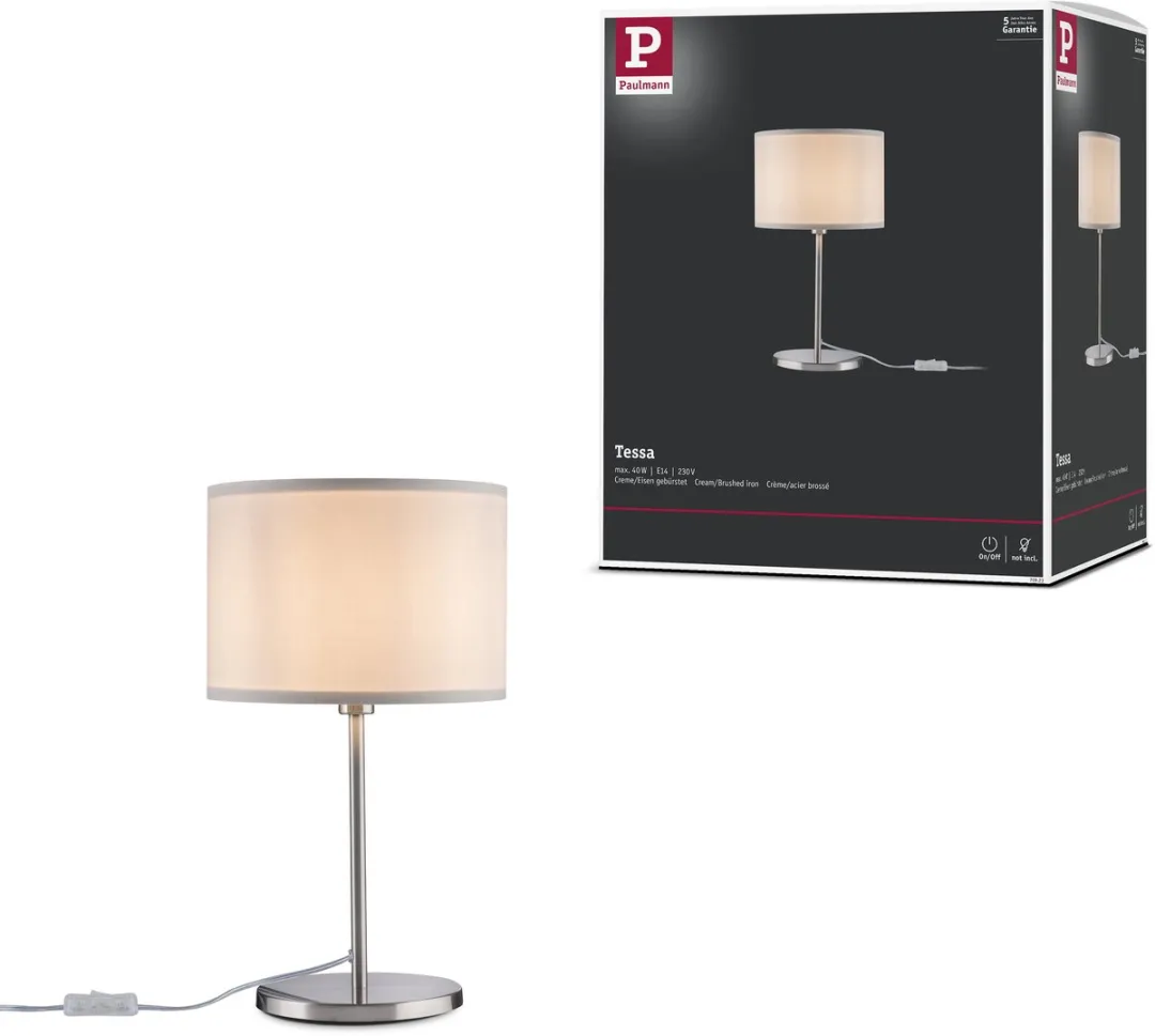 Paulmann LED Tafellamp Tessa E14 40W