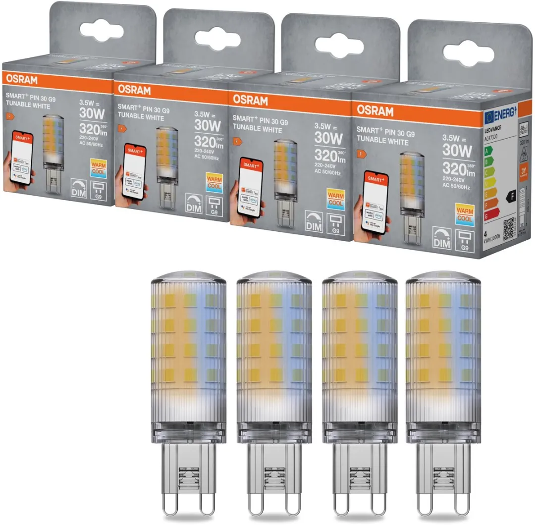 Osram Smart+ Wifi LED Pin G9 3.5W 320lm - Wit Afstembaar