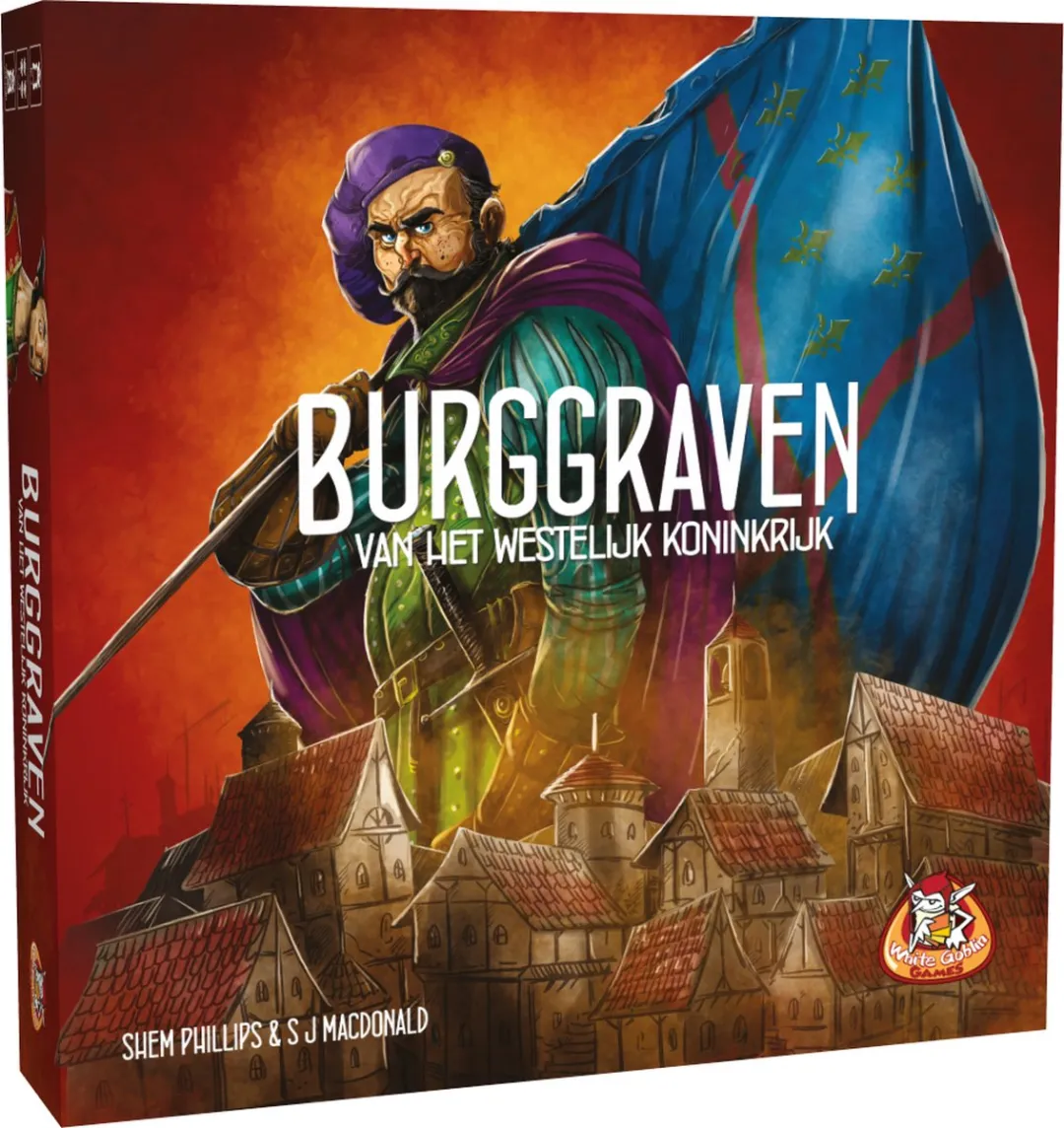 White Goblin Games Burggraven van het Westelijk Koninkrijk Expertspel - 1-4 spelers
