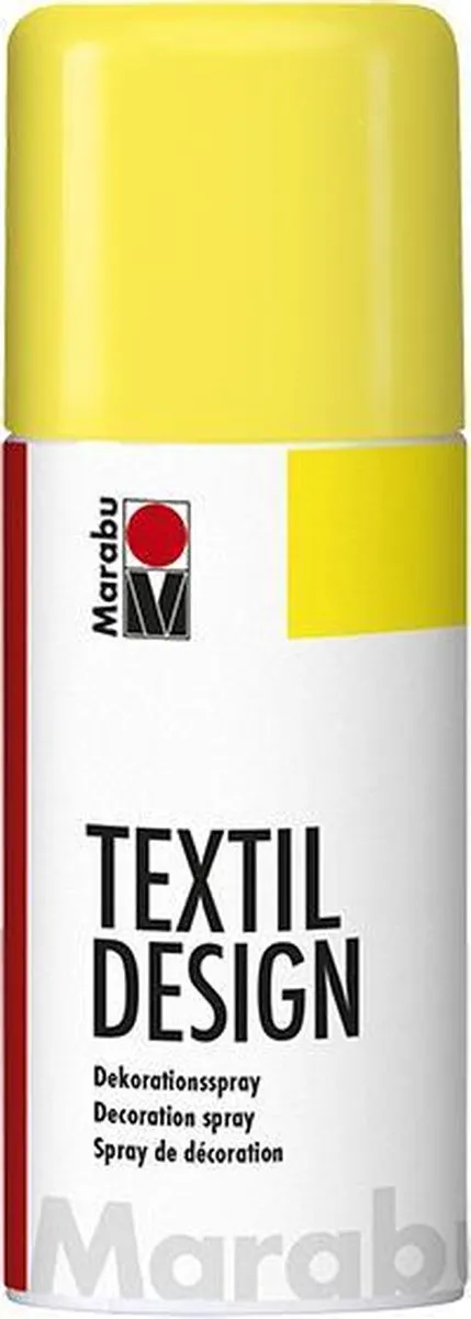 Marabu Textielspuitbus Geel 150ml