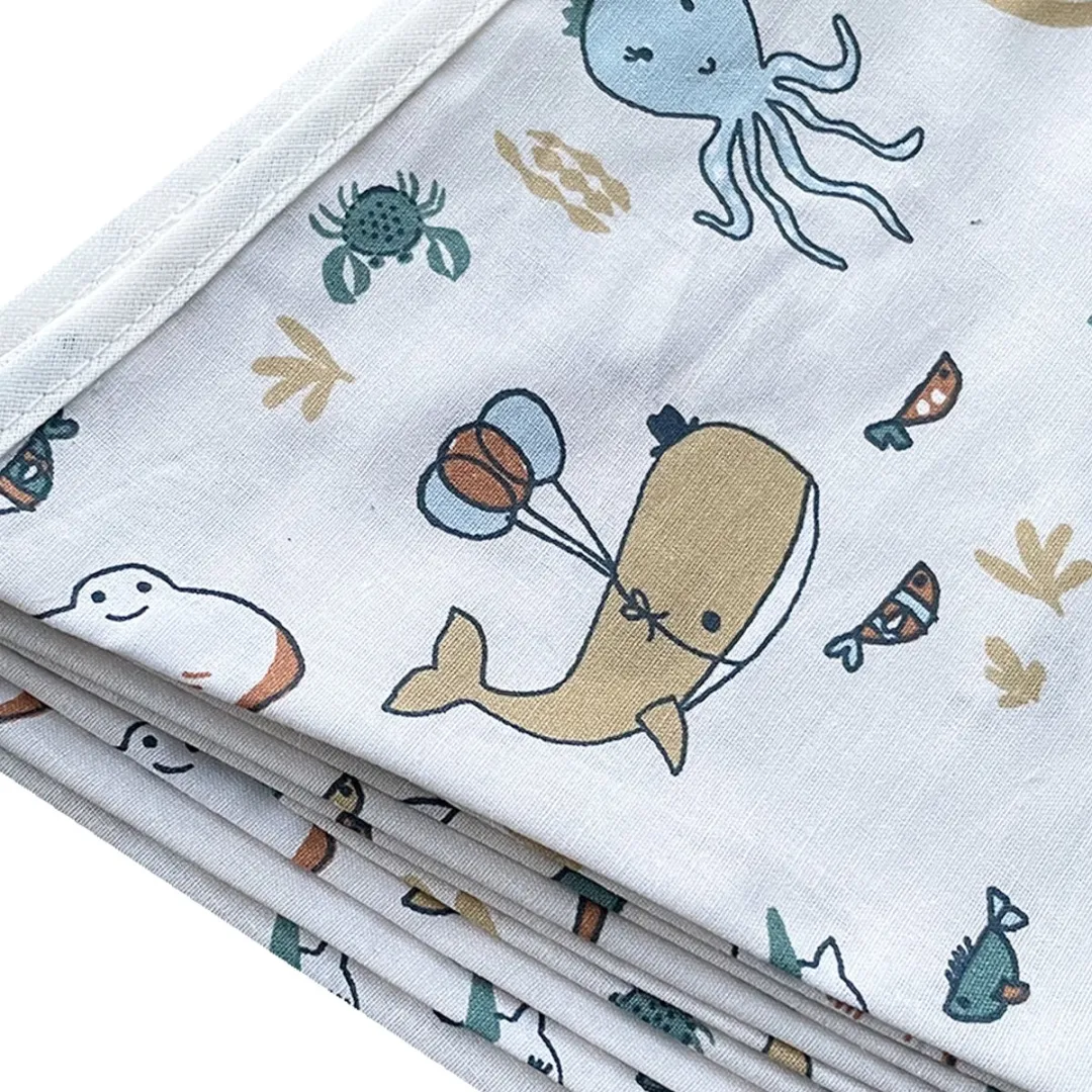 BINK Bedding Stoffen Slinger Lars Naturel - 7,5m - 15 Vlaggetjes