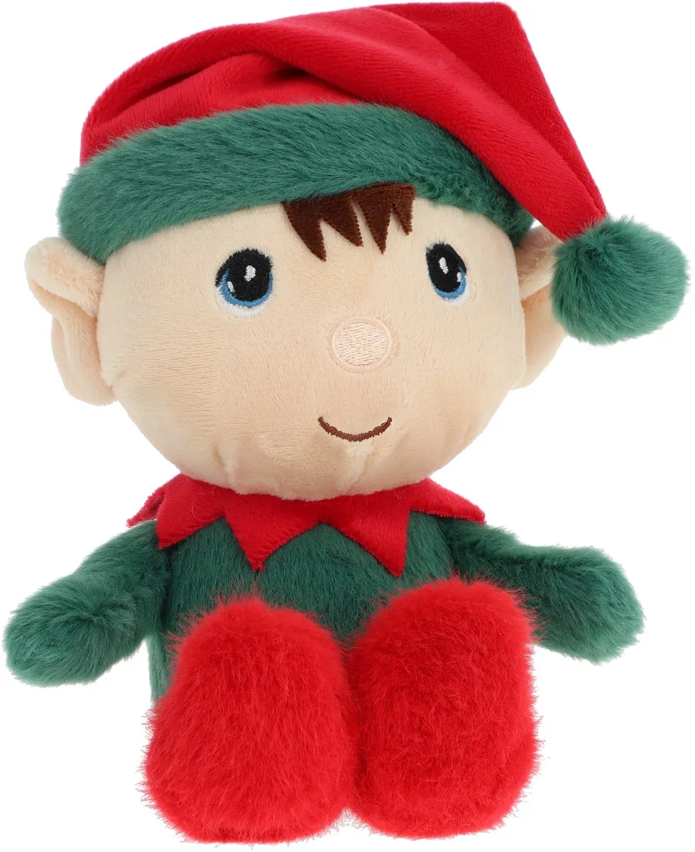 Keel Toys Kerstelf Knuffel