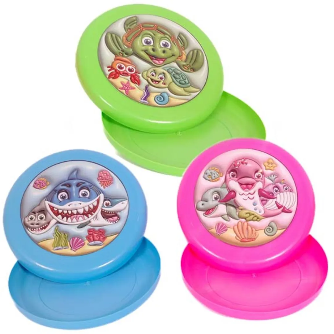 PIA Soft Toys 3D Zeedieren Frisbee Set