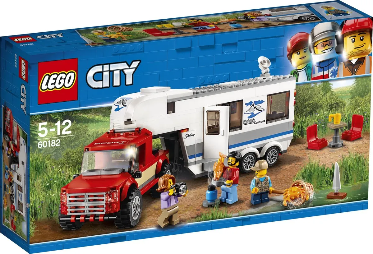 LEGO City Pick-up Truck & Caravan 60182