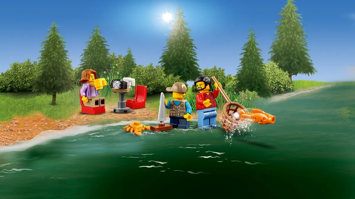 LEGO City Pick-up Truck & Caravan 60182 - 344 Stukken - Multicolor - afbeelding 6 van 6