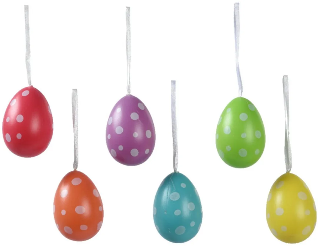 Decoris Paaseieren met stippen