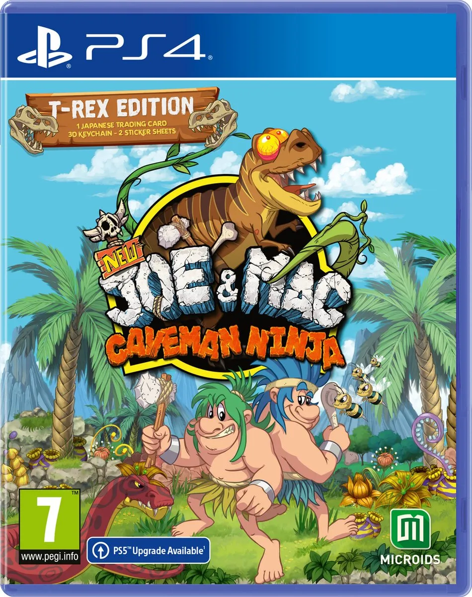 Mindscape New Joe & Mac Caveman Ninja T-Rex Edition - PS4