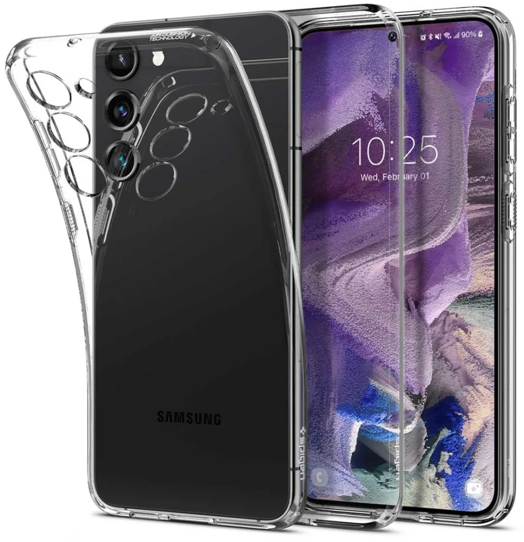 Spigen Liquid Crystal Hoesje ACS05708 - Samsung Galaxy S23 - Transparant