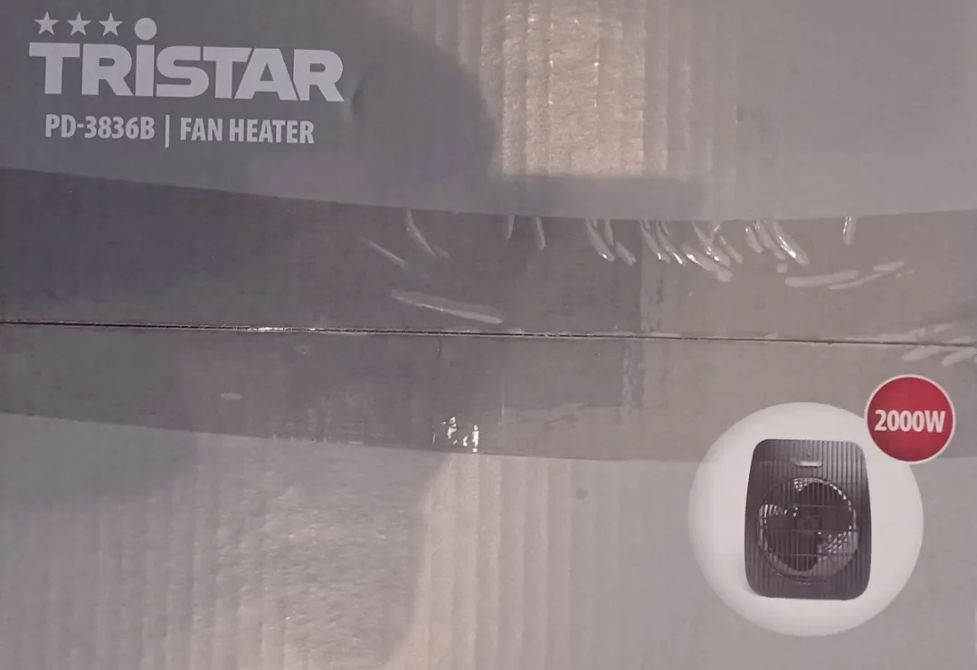 Tristar PR-3836B Ventilatorkachel 2000W - Zwart - afbeelding 6 van 6