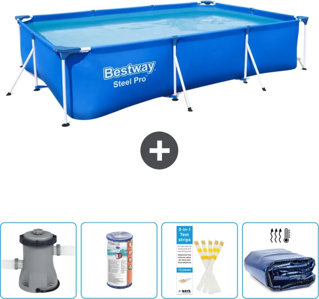 Bestway Steel Pro Zwembad 300x201x66cm
